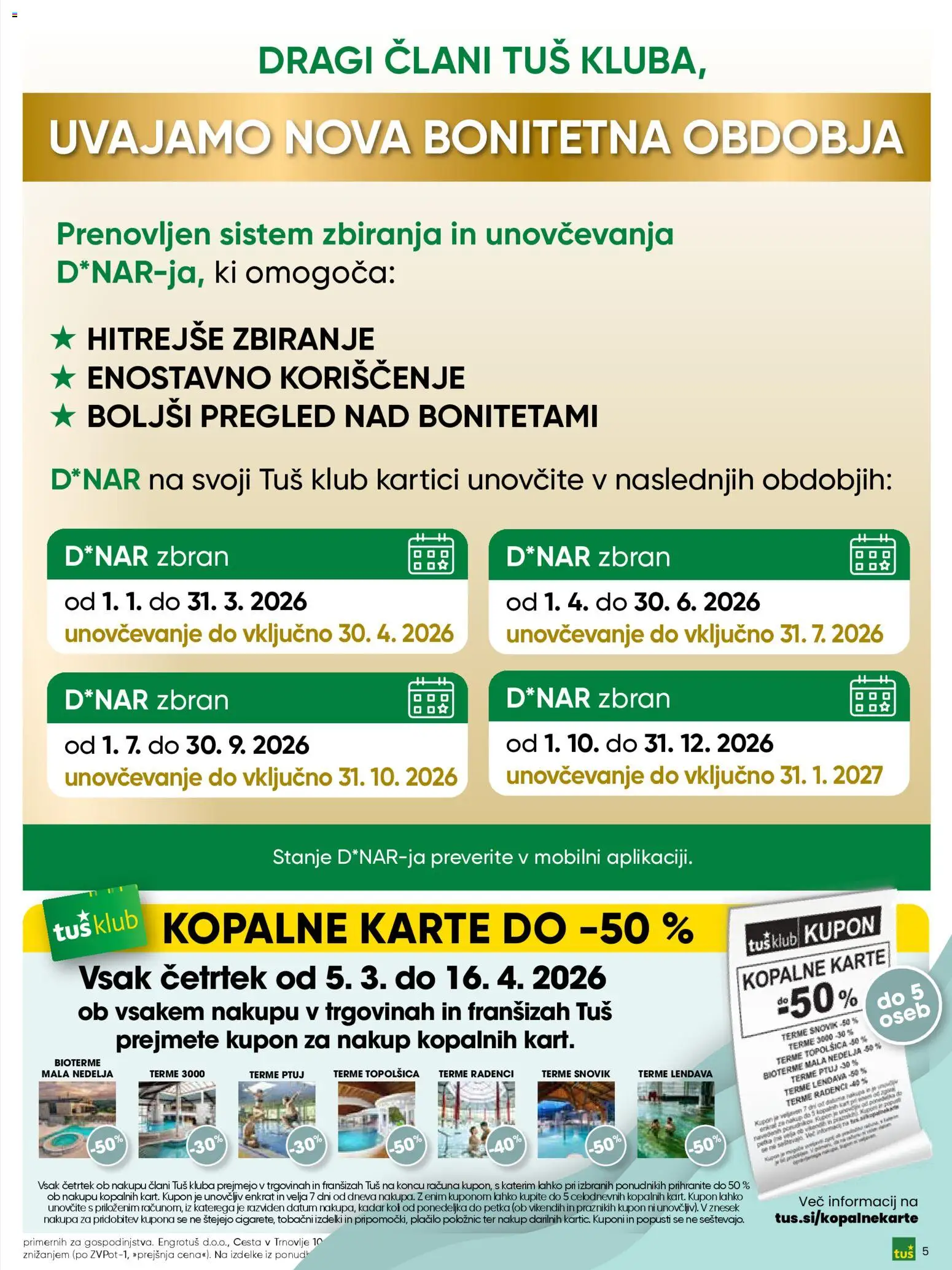 Novi Tuš katalog ponudbe – veljaven od 04.03.2026 | Stran: 5