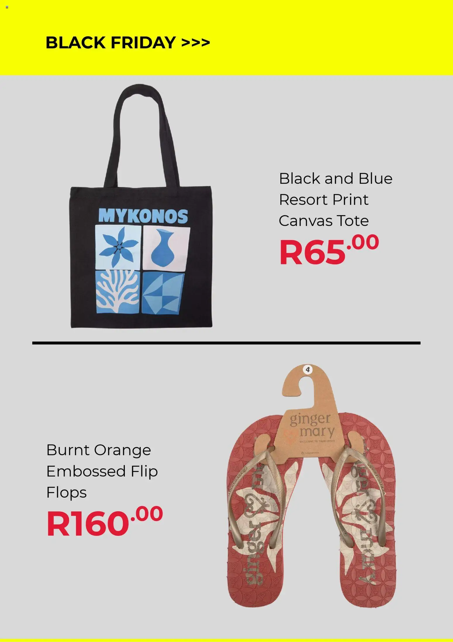 New Truworths catalogue – valid from 19.11.2025 | Page: 5 | Products: Flops, Flip flops, Canvas