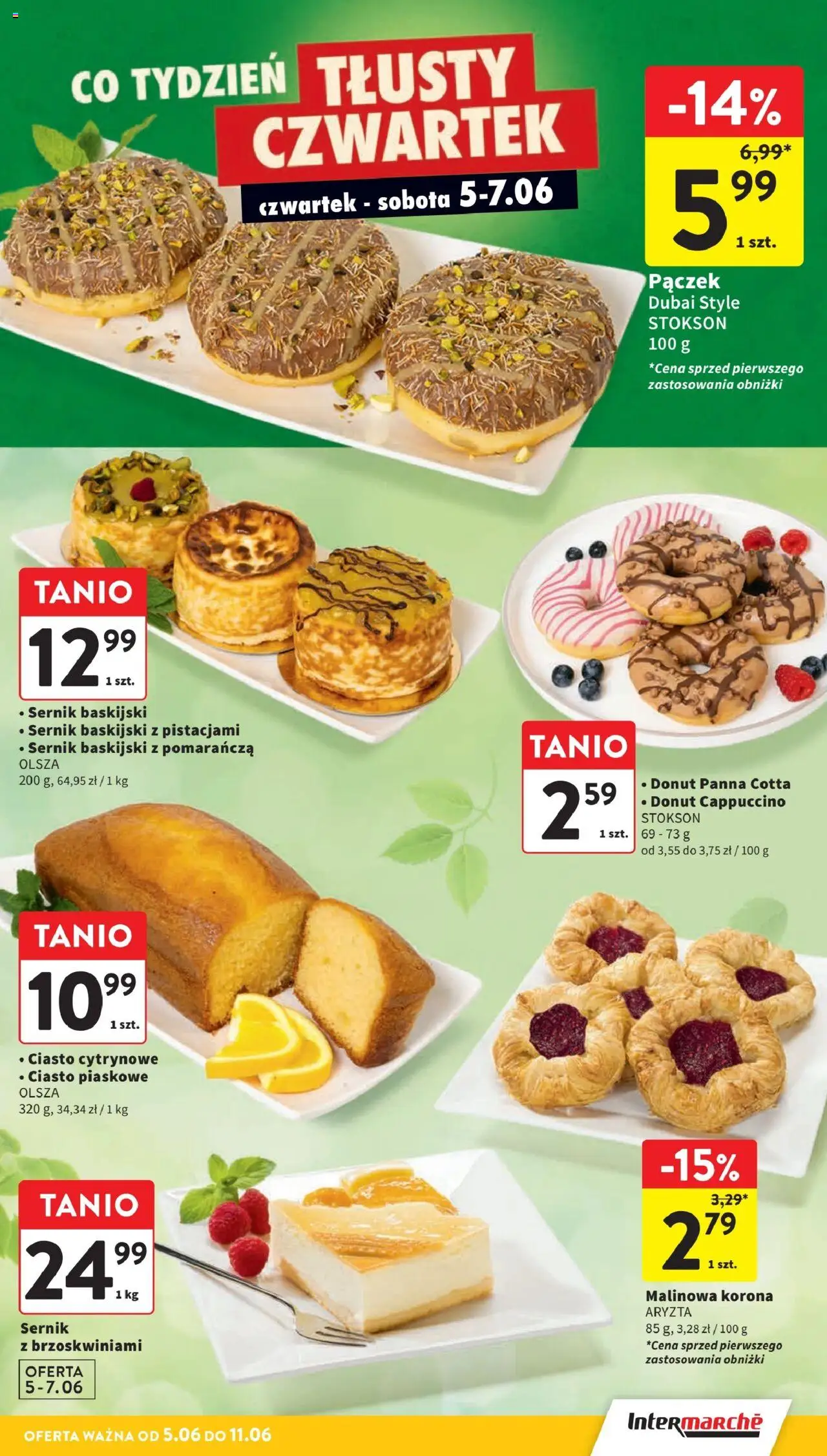 Intermarche Gazetka od 05.06.2025 | Strona: 23 | Produkty: Ciasto, Cappuccino, Donut