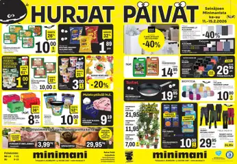 Minimani-mainoslehti voimassa 11.02.2026 alkaen