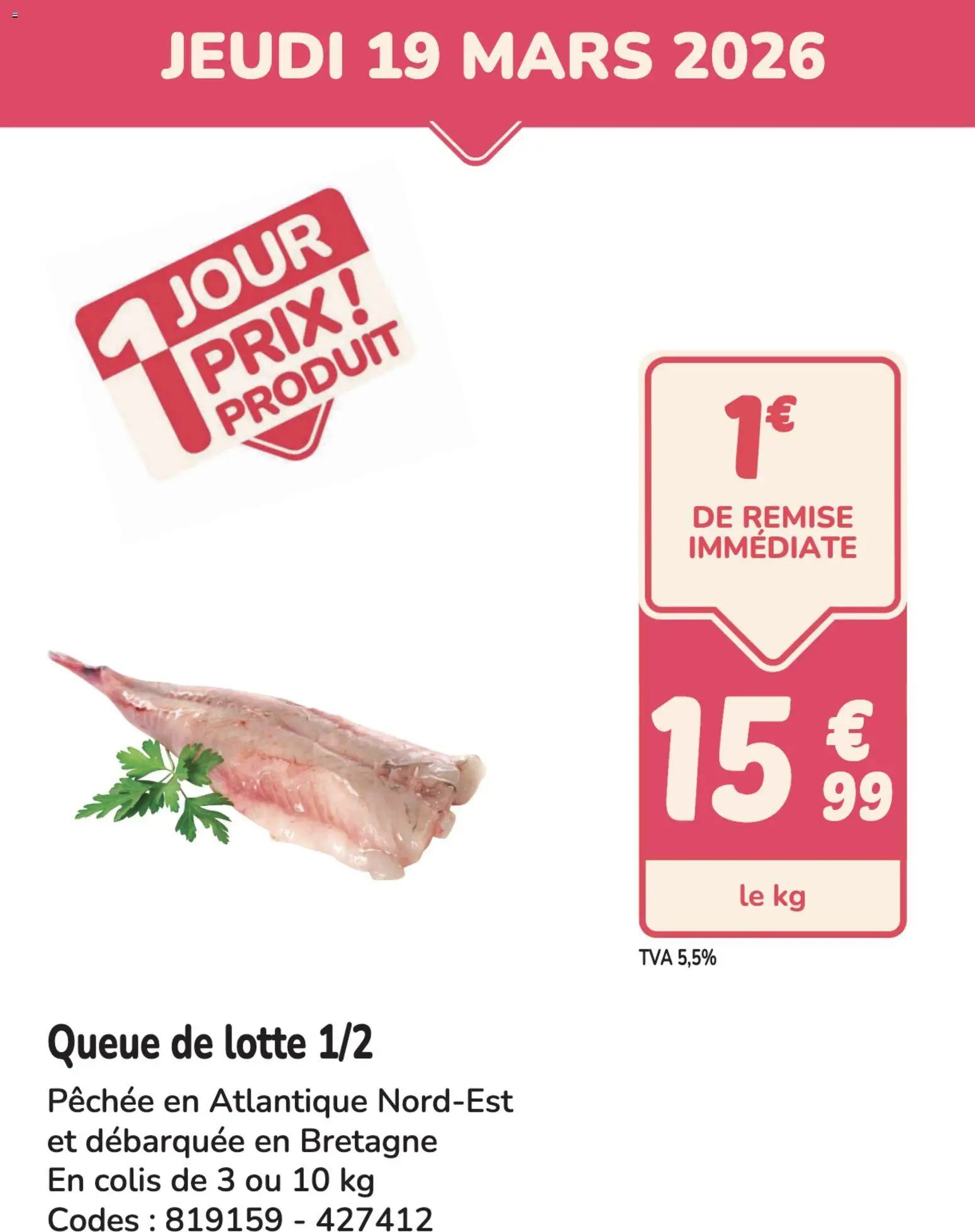 {H1} | Page: 1 | Produits: Queue de lotte