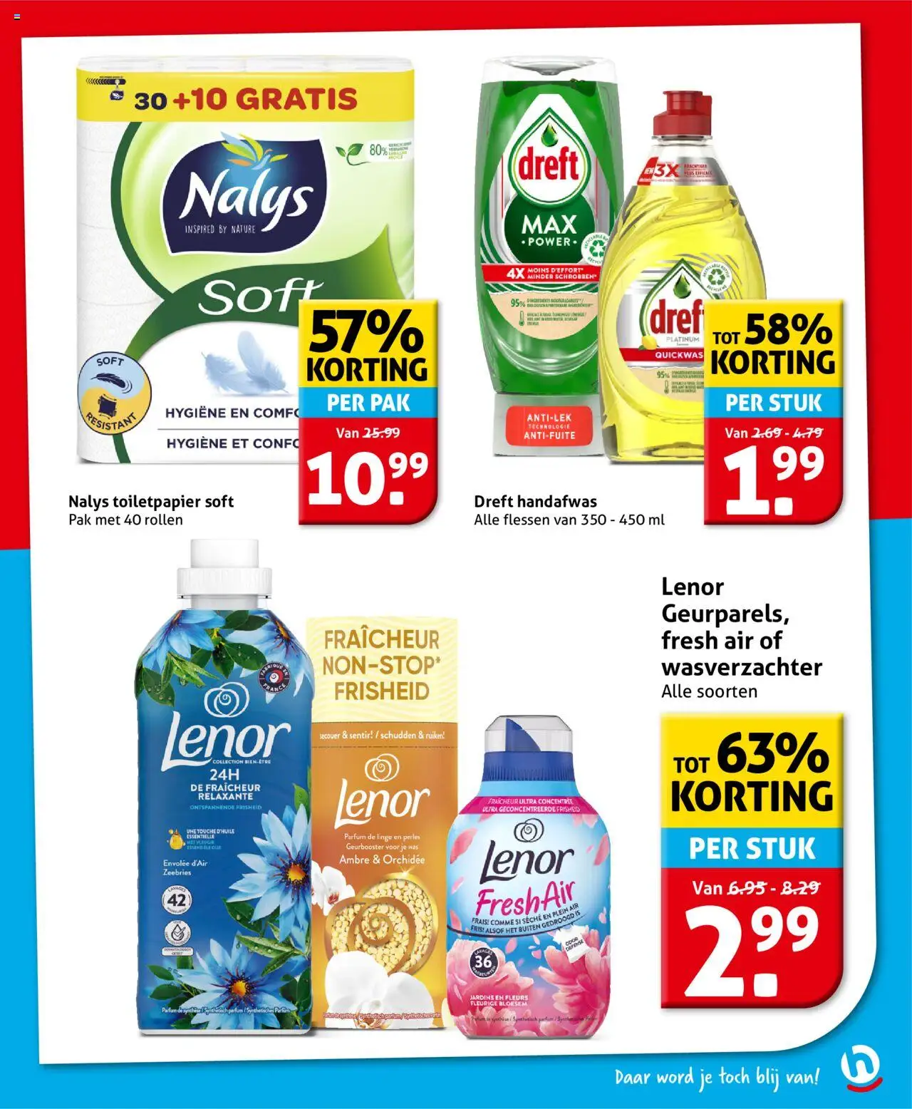 {H1} | Pagina: 25 | Producten: Wasverzachter, Parfum, Was, Toiletpapier