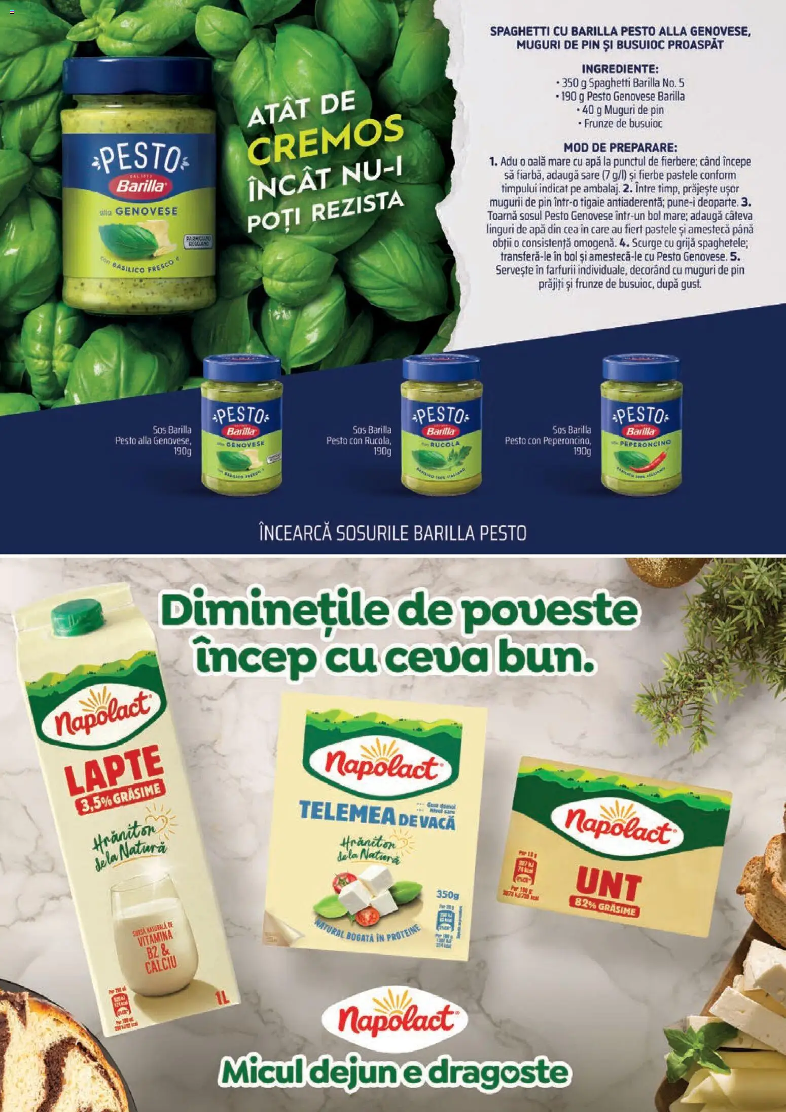 Noul catalog Mega Image – valabil de la 27.11.2025 | Pagină: 52 | Produse: Lapte, Apă, Sos, Sare