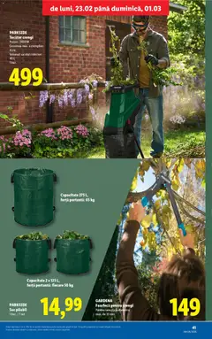 Ofertele Lidl valabile de la 23.02.2026 | Pagină: 41 | Produse: Tocător