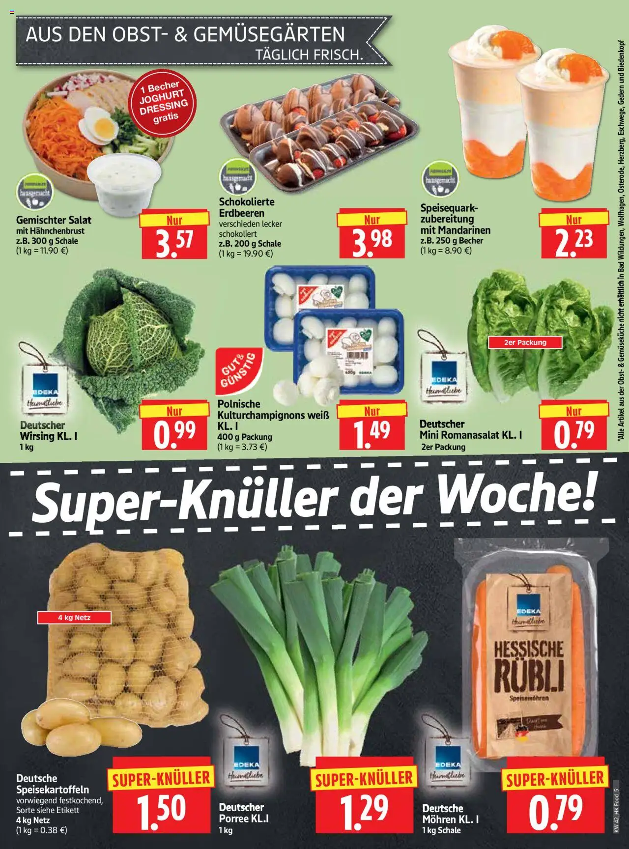 HERKULES Prospekt 	 – gültig ab 13.10.2025 | Seite: 5 | Produkte: Obst, Erdbeeren, Speisequark, Hahnchenbrust