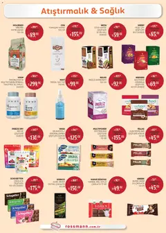 01.04.2026 tarihinden itibaren geçerli olan Rossmann kataloğu önizlemesi | Sayfa: 15 | Ürünler: Atıştırmalık, Kahve, Çikolata, Tuz