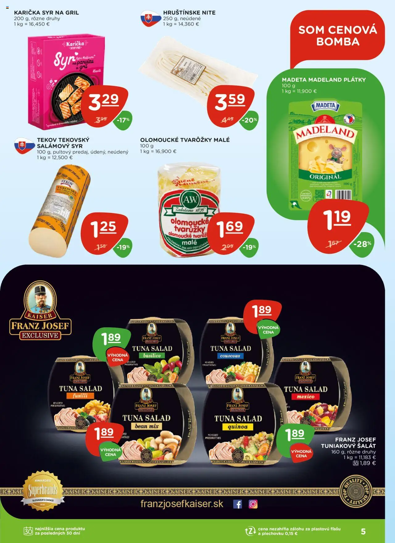 Terno leták │ platný od 19.06.2025 | Strana: 5 | Produkty: Gril, Syr, Fusilli