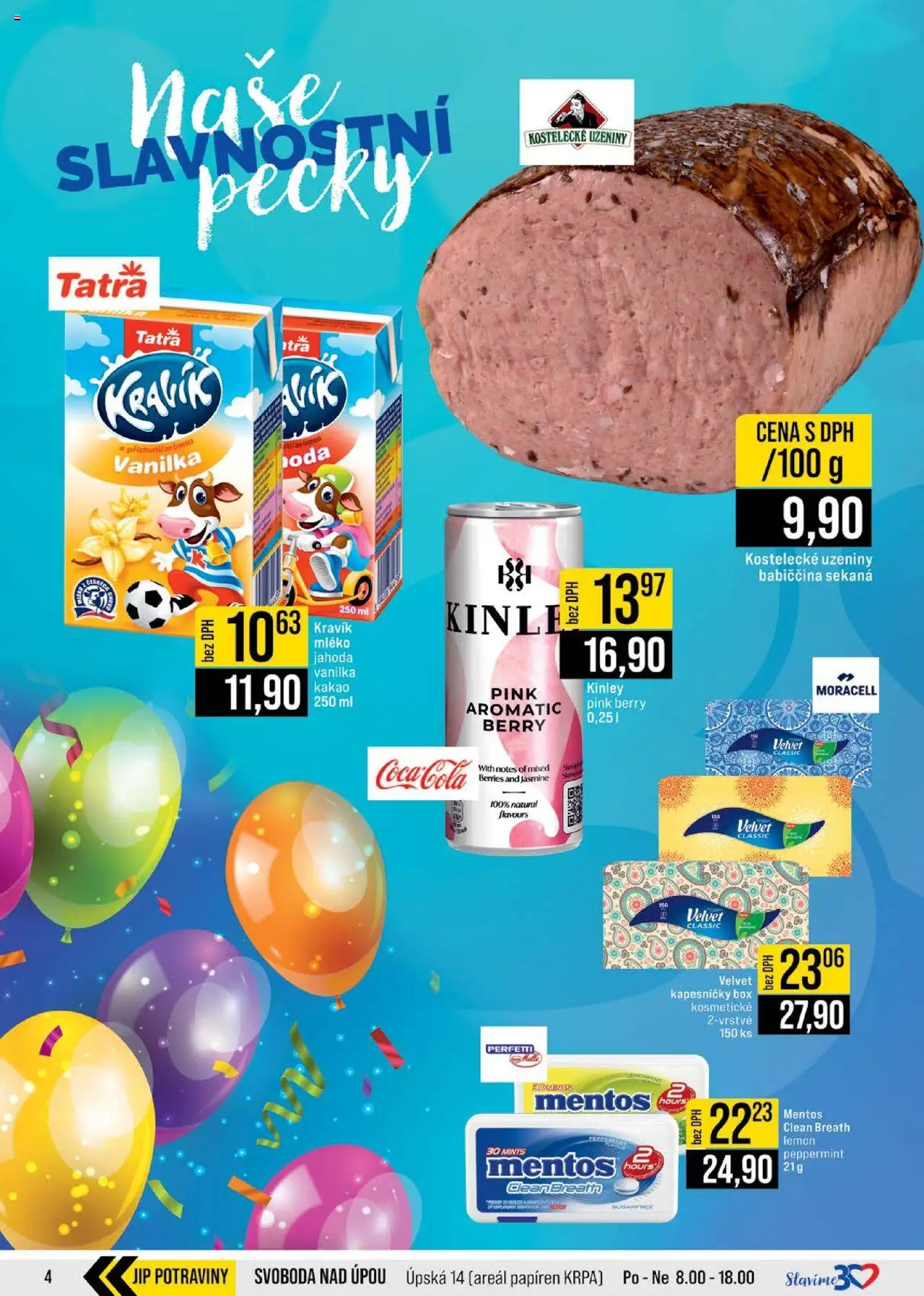 Jip leták - Cash & Carry od 22.10.2025 | Strana: 4 | Produkty: Box, Mléko, Velvet, Kakao