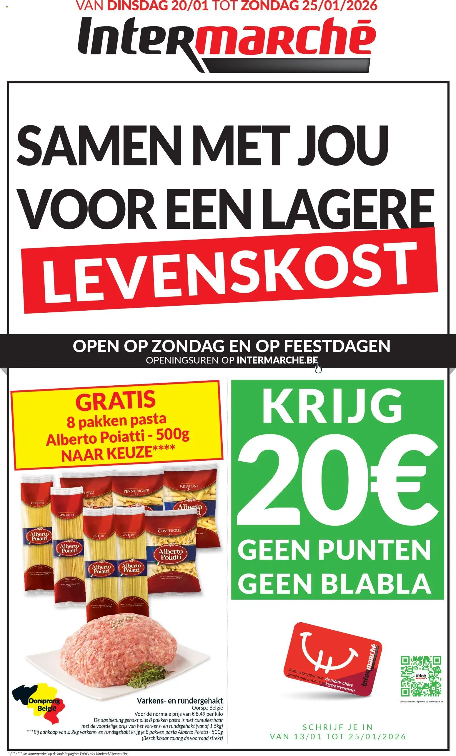 {H1} | Pagina: 1 | Producten: Gehakt, Pasta