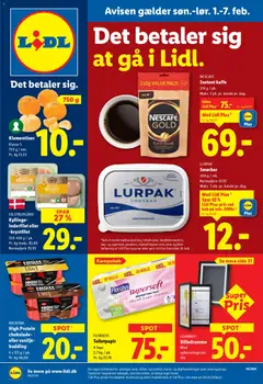 Lidl - Tilbudsavis gyldig fra 01.02.2026