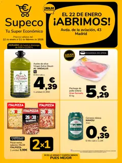 Vista previa Supeco folleto válido desde el 22.01.2026