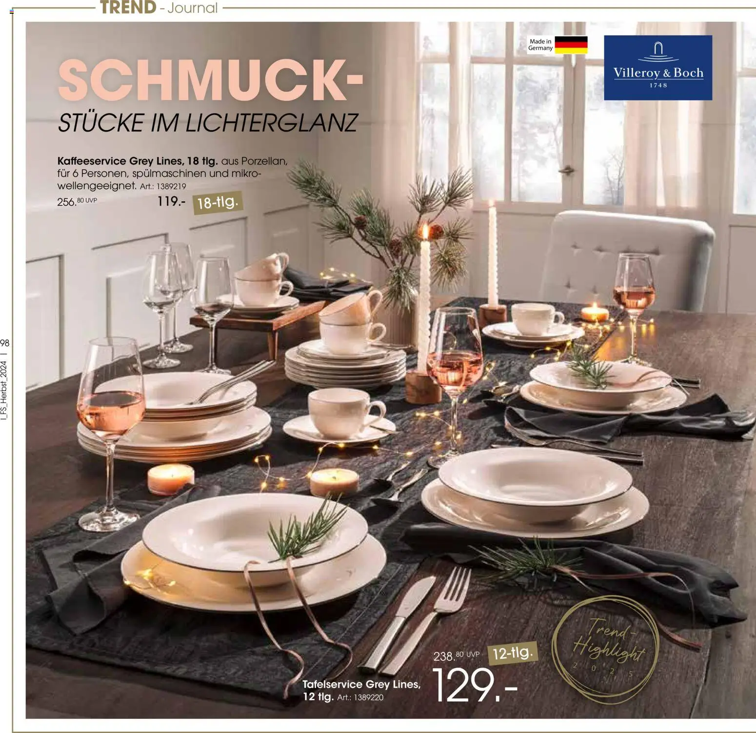 Zurbrüggen Trend-Journal Herbst – gültig ab 21.10.2025 | Seite: 98