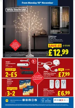 Preview of Lidl - The Big Ski Event valid from 06.11.2025 | Page: 36 | Products: Socket, Extension lead, Fariinisokeri, Cable