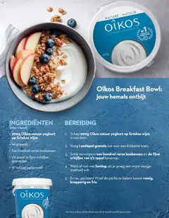 Oîkos natuur yoghurt op Griekse wijze, Greek-style natural yogurt. - Voorbeeld van een folder van Delhaize, geldig van 02.04.2026 | Pagina: 78 | Producten: La, Appel, Schep, Yoghurt