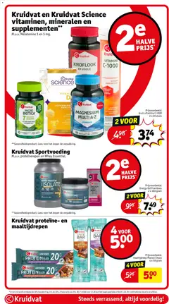 Kruidvat ENERGY GEL, Energy Gel Framboos. - Voorbeeld van een folder van Kruidvat, geldig van 31.03.2026 | Pagina: 6 | Producten: Kan, Whey, Supplementen, Knoflook