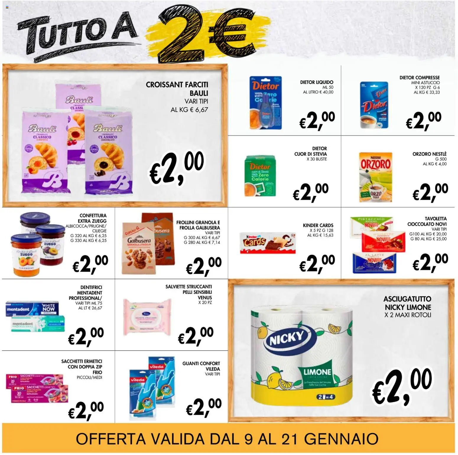 Volantino Coal del 09.01.2026 | Pagina: 16 | Prodotti: Limone, Astuccio, Croissant, Asciugatutto