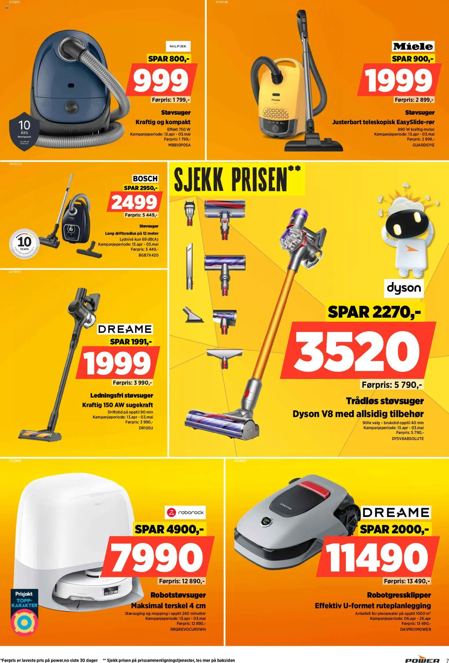 {H1} | Side: 7 | Produkter: Robotgressklipper, Støvsuger, Суміш дитяча, Topp