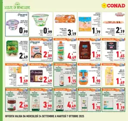 Anteprima del volantino YOGURT GRECO CONAD PIACERSI, vari tipi 170 g valido a partire dal 24.09.2025 | Pagina: 12