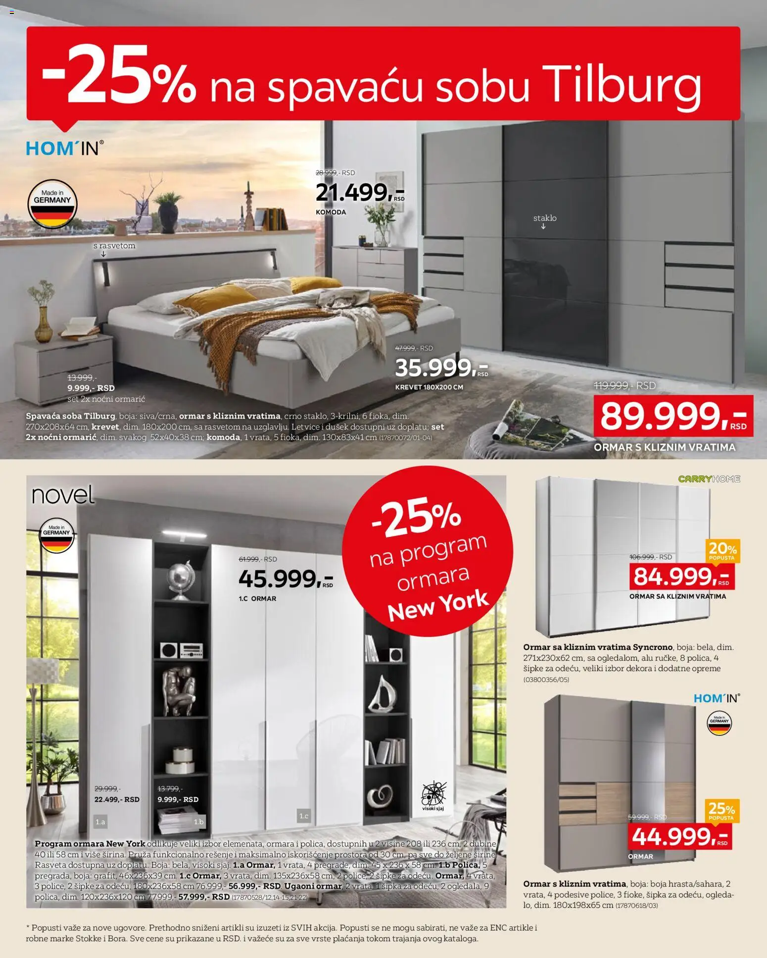 Lesnina XXXL katalog - važi od 03.11.2025 | Strana: 4 | Proizvode: Krevet, Dušek, Komoda, Noćni ormarić