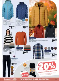 CITTI Markt  Markenwelten ab 29.10.2025 gültig | Seite: 15 | Produkte: Steppjacke, Hemd, Pullover, Jacke