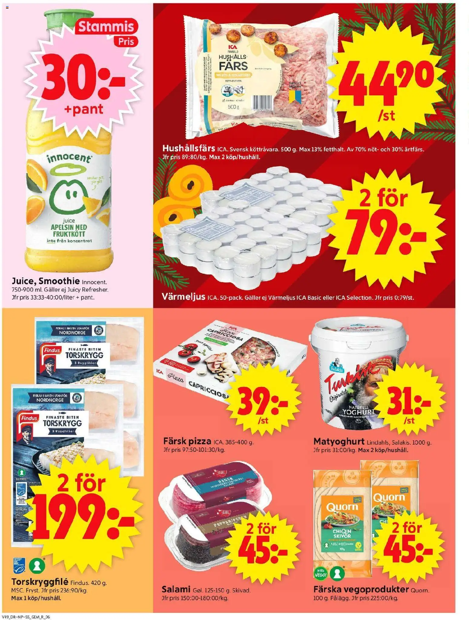 ICA Supermarket reklamblad aktuell från 01.12.2025 | Sida: 8