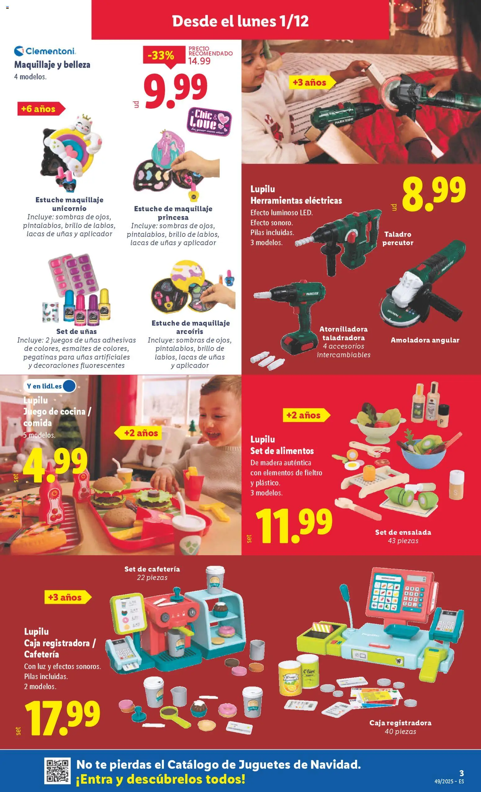 Lidl folleto de bazar │ válido desde el 01.12.2025 | Página: 5 | Productos: Maquillaje, Cocina, Κούβα, Caja