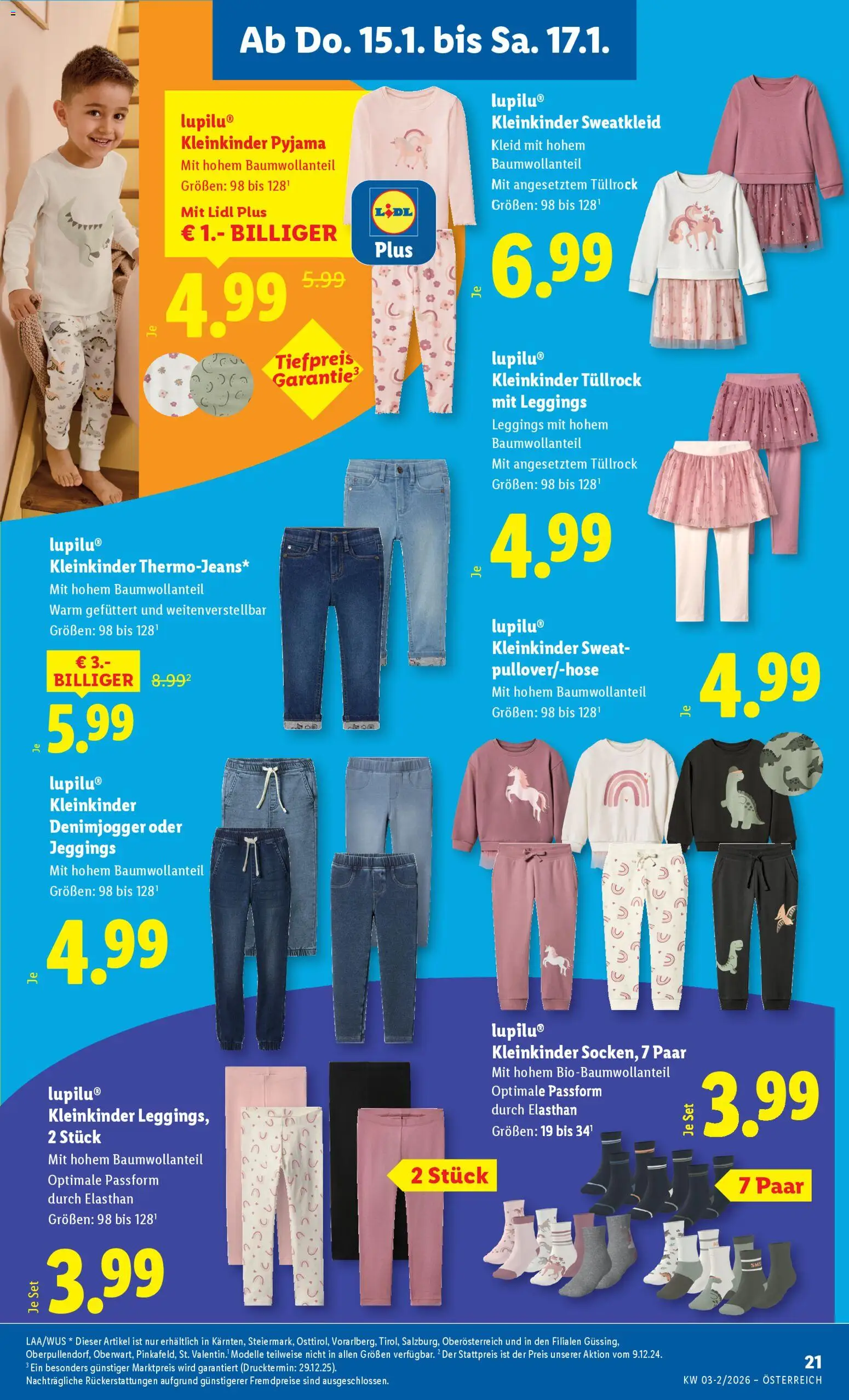 Lidl Altenmarkt im Pongau, St. Johann im Pongau, Zell am See gültig ab 15.01.2026 | Seite: 25 | Produkte: Pyjama, Leggings, Kleid