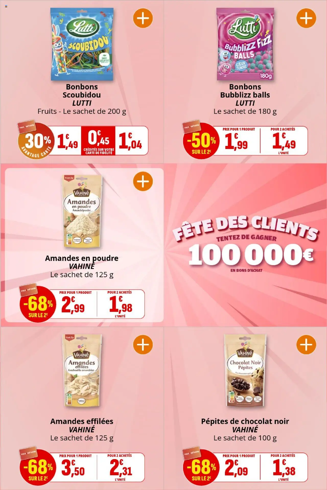 {H1} | Page: 23 | Produits: Pépites de chocolat, Chocolat, Gélatine, Amandes