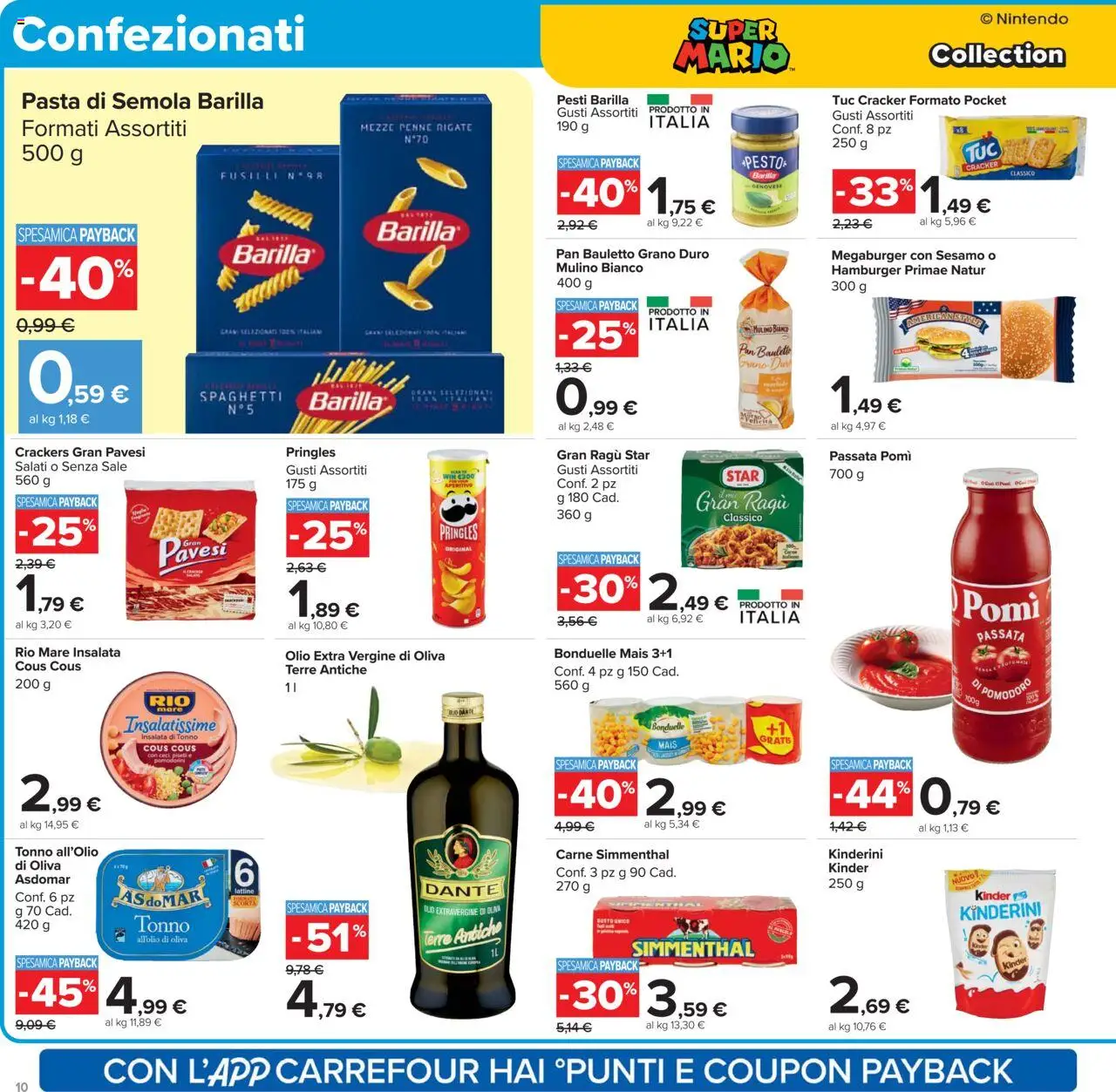 Volantino Carrefour del 15.09.2025 | Pagina: 10 | Prodotti: Insalata, Sale, Pesto, Fusilli