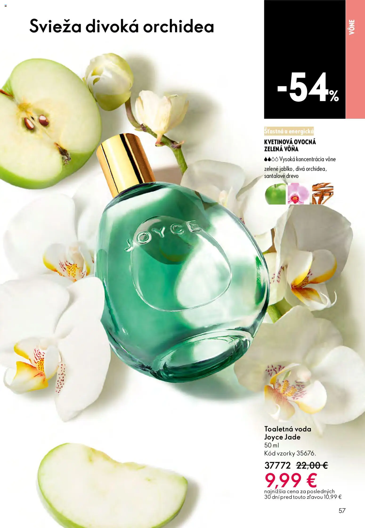 Nové Oriflame akcie – leták je platný od 06.05.2026 | Strana: 57 | Produkty: Toaletná voda, Voda, Orchidea