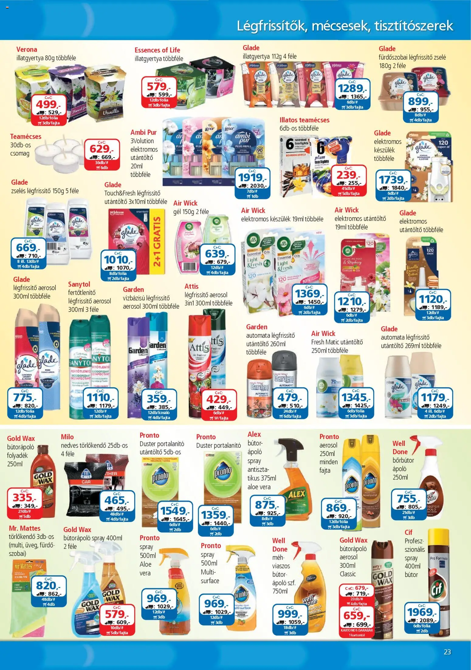 ÁRKLUB akciós ujság - amely érvényes a következő dátumtól: 01.02.2026 | Oldal: 23 | Termékek: Bútor, Bourbon, Aloe vera, Tea