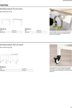Ikea Büroeinrichtung ab 02.01.2026 gültig | Seite: 45 | Produkte: Konferenztisch