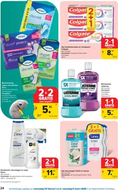 Carrefour folder week 9 - Voorbeeld van een folder van Carrefour, geldig van 25.02.2026 | Pagina: 24 | Producten: Pads, Douche, Antitranspirant, Tandpasta