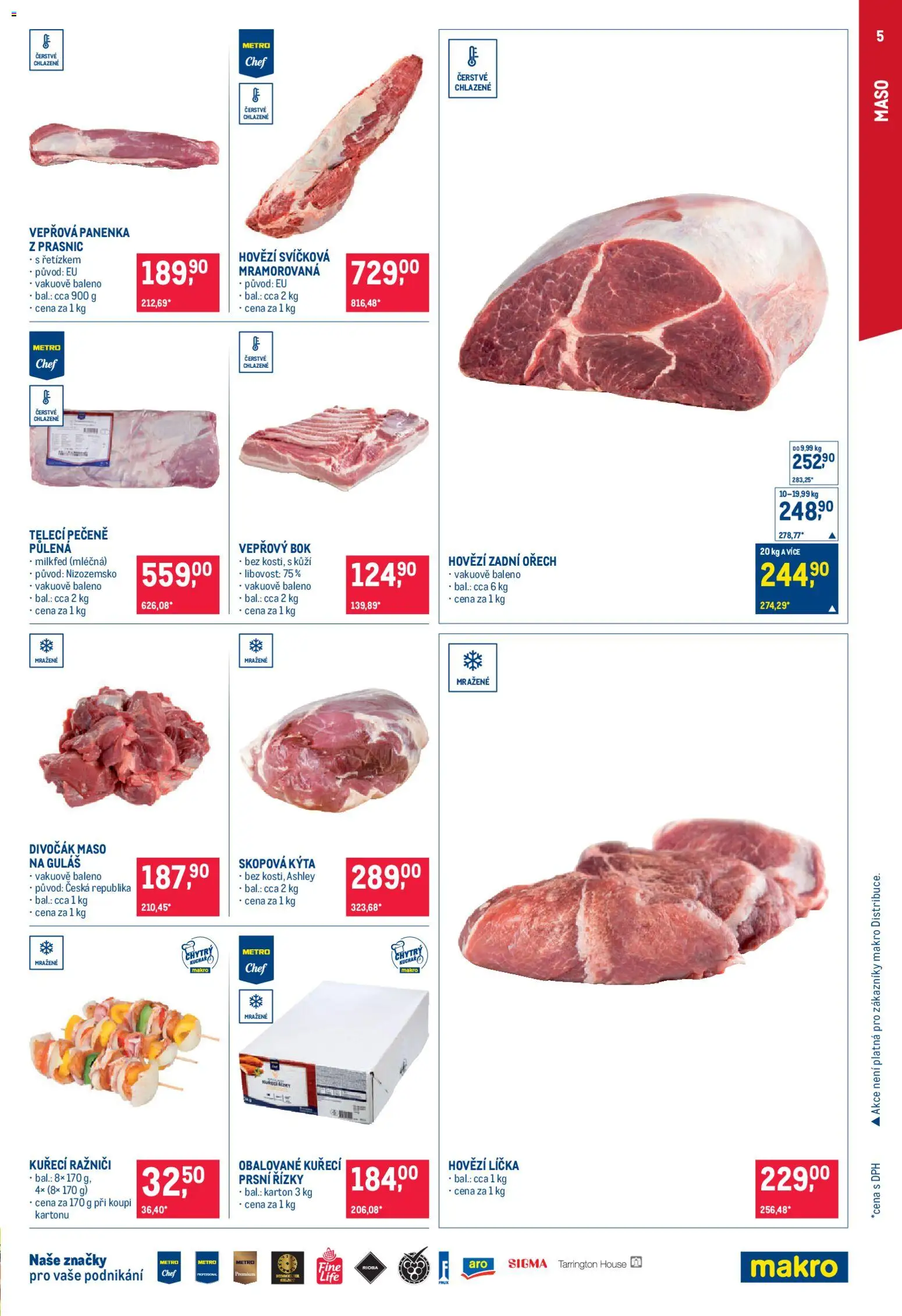 Makro leták - Gastronomie od 14.01.2026 | Strana: 5 | Produkty: Panenka, Hovězí, Maso, Guláš