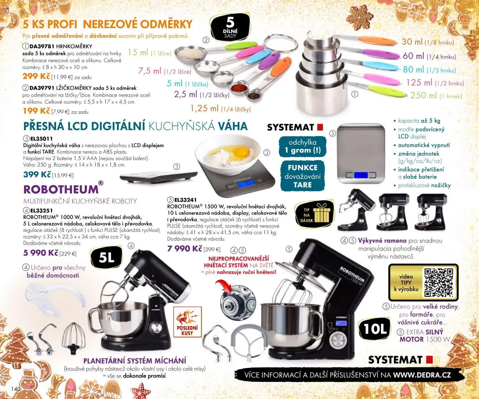 Nové Dedra akcie – leták je platný od 01.11.2025 | Strana: 40 | Produkty: Video, Váha