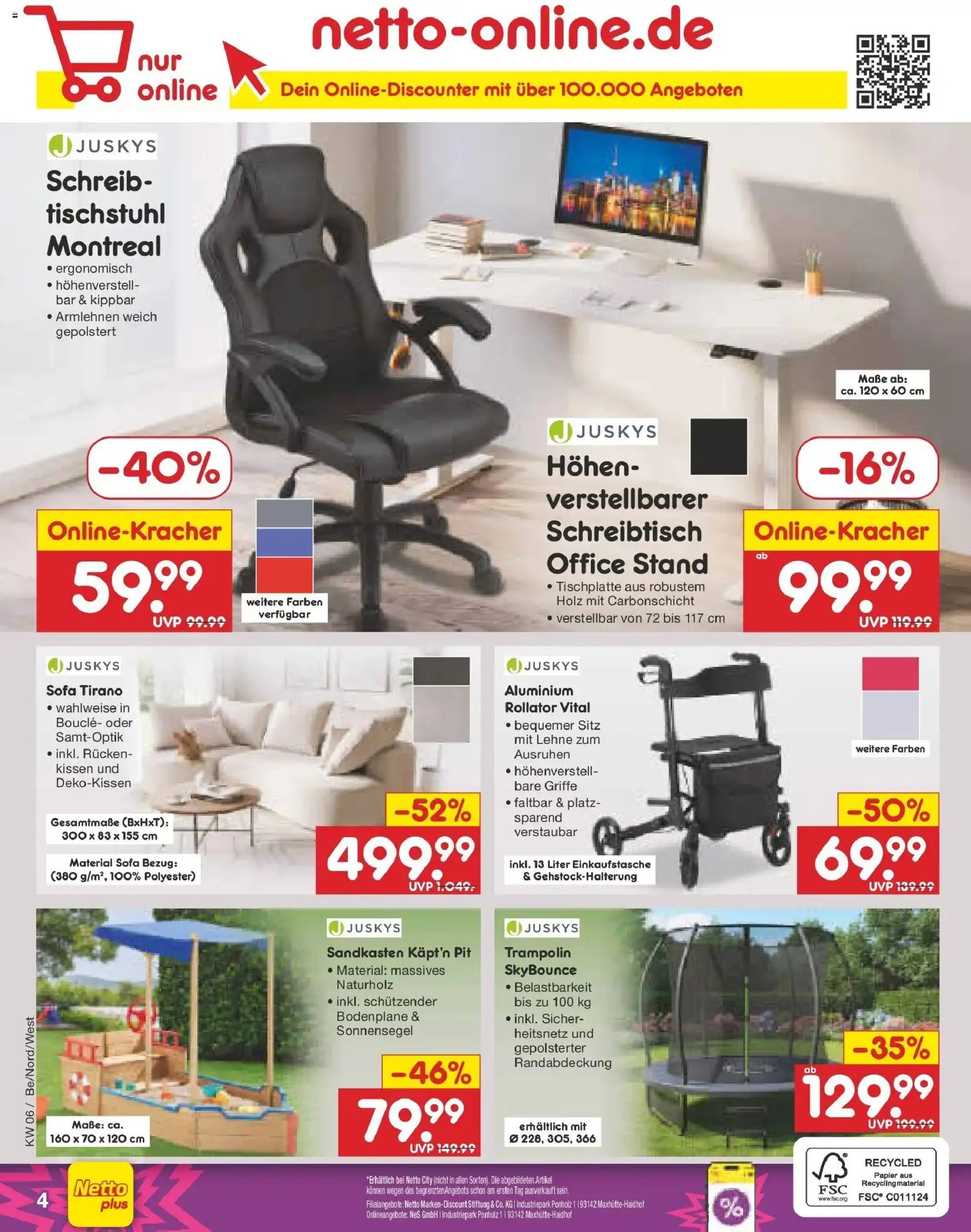 Netto Marken-Discount prospekt Kremmen	 – gültig ab 02.02.2026 | Seite: 23 | Produkte: Kissen, Sofa