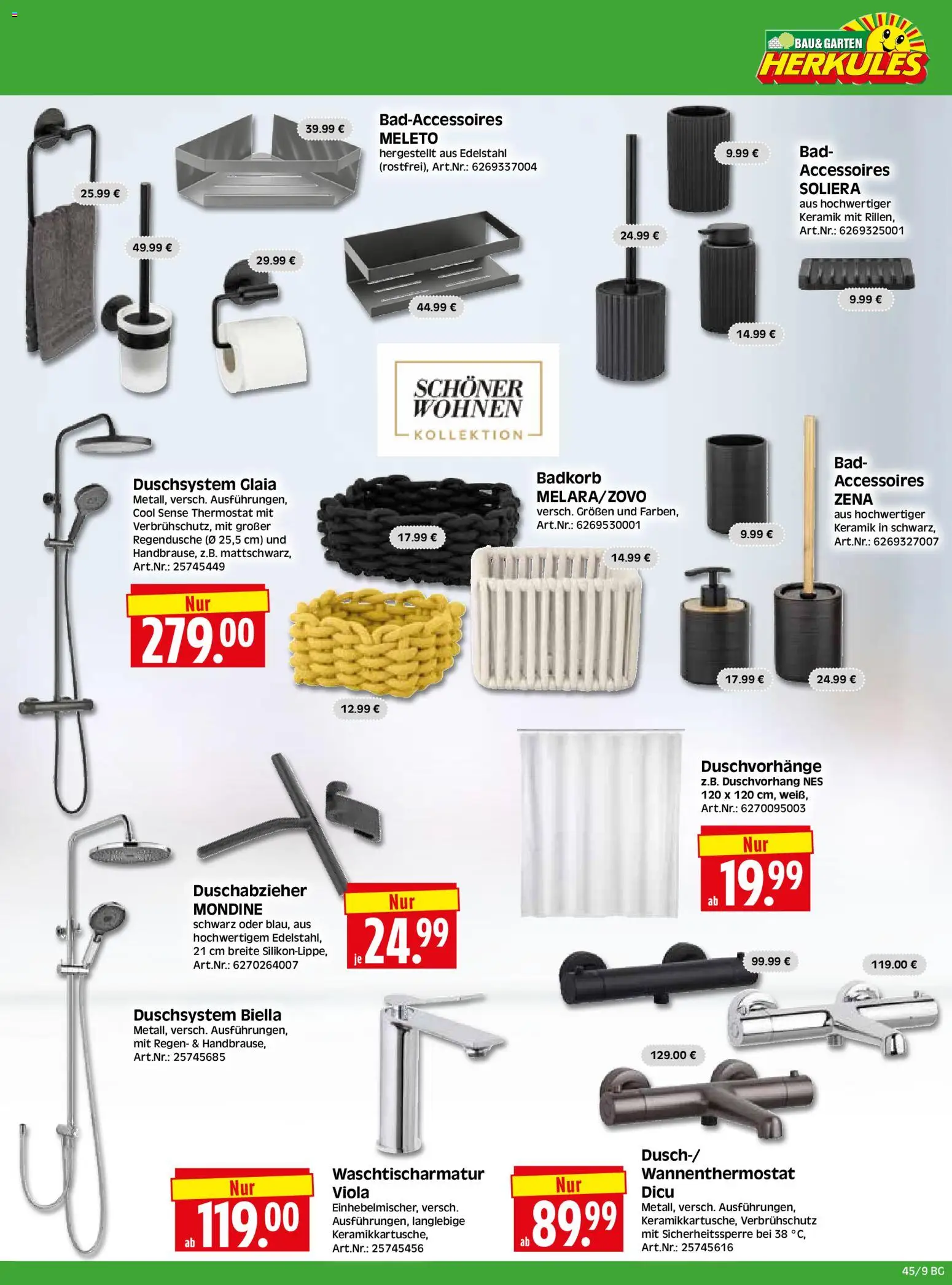 HERKULES Bau & Garten – gültig ab 03.11.2025 | Seite: 9