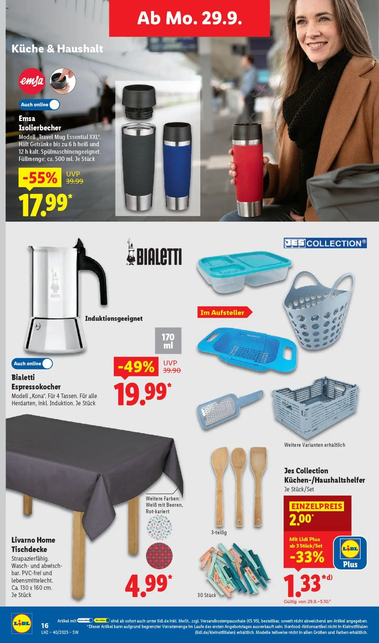 Lidl Prospekt Nagold – gültig ab 29.09.2025 | Seite: 26 | Produkte: Küche, Espressokocher