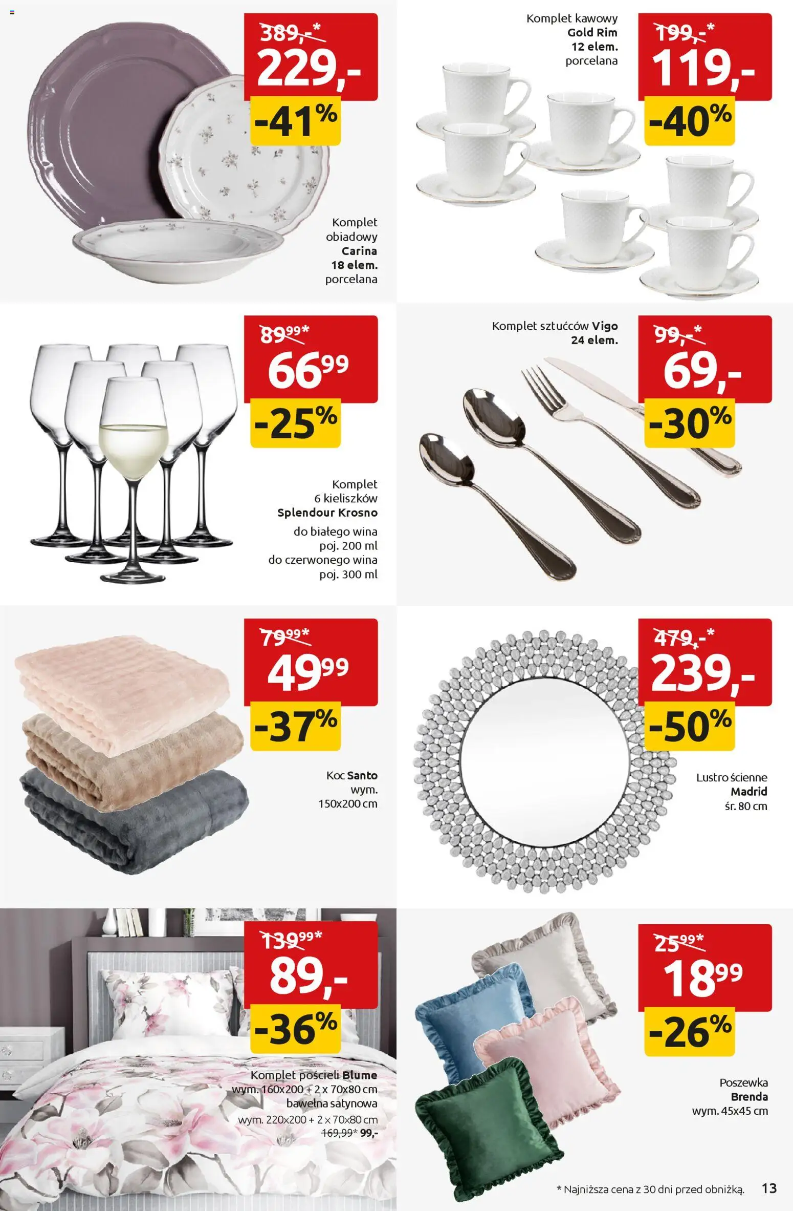 Black Red White promocje od 20.03.2026 | Strona: 13 | Produkty: Koc, Lustro