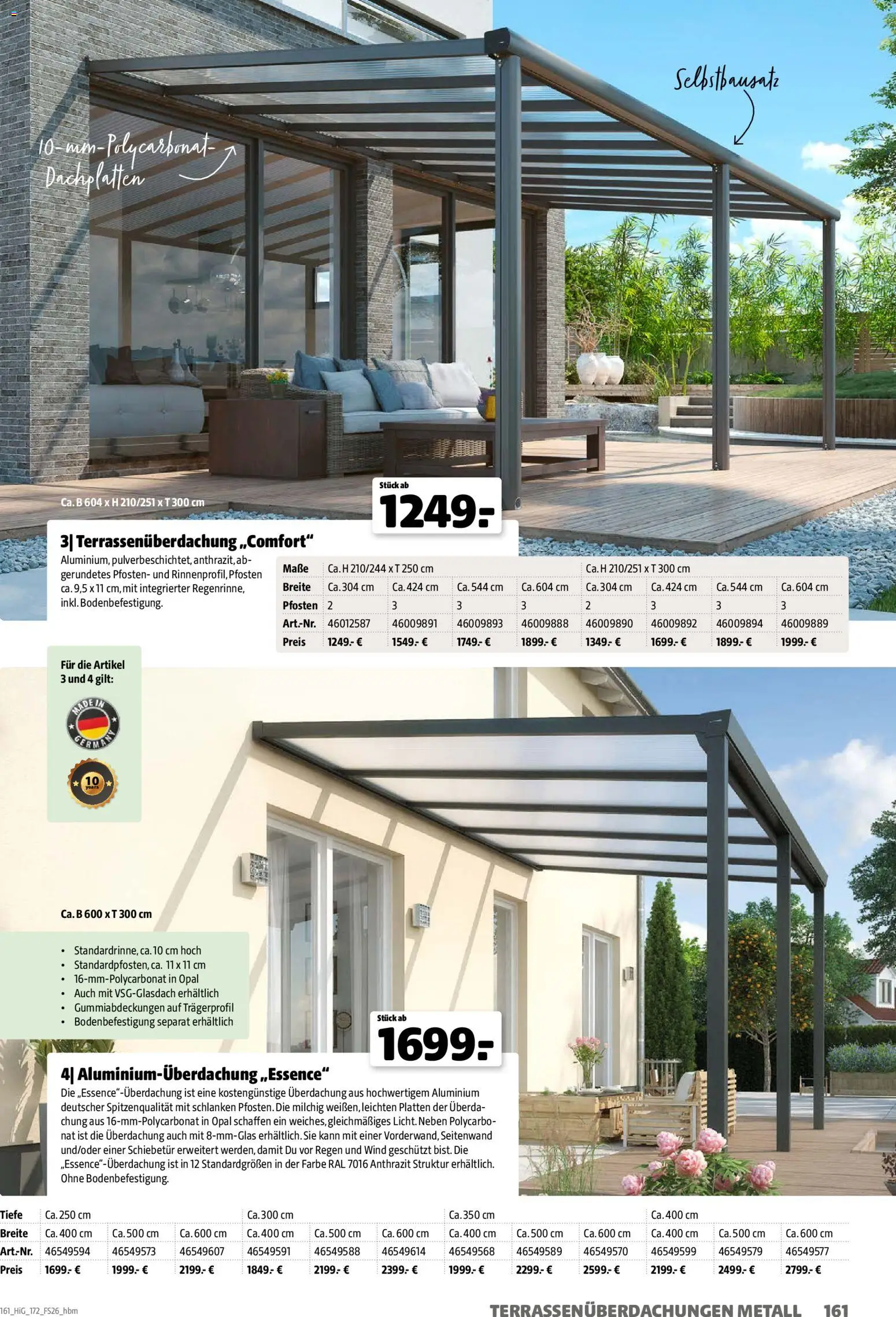 Hagebau Gartengestaltungsortiment – gültig ab 02.03.2026 | Seite: 161