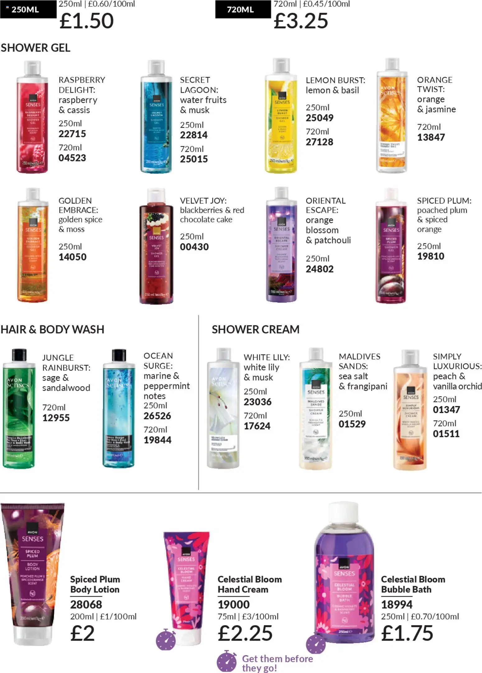 {H1} | Page: 205 | Products: Shower, Body lotion, Chocolate, Raspberry