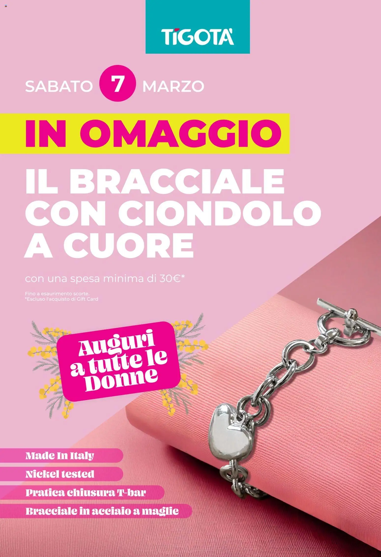 Volantino Tigotà del 01.03.2026 | Pagina: 20 | Prodotti: Bracciale