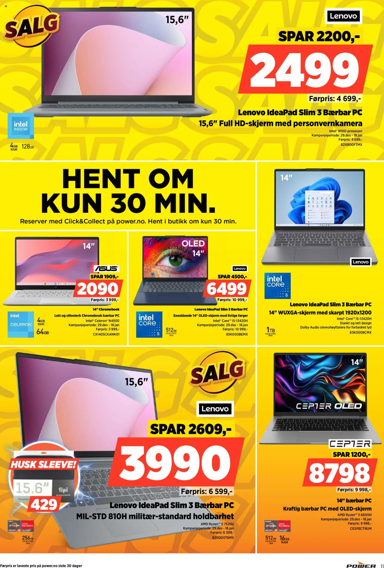 {H1} | Side: 11 | Produkter: Pc, Thon en boite, Lyd