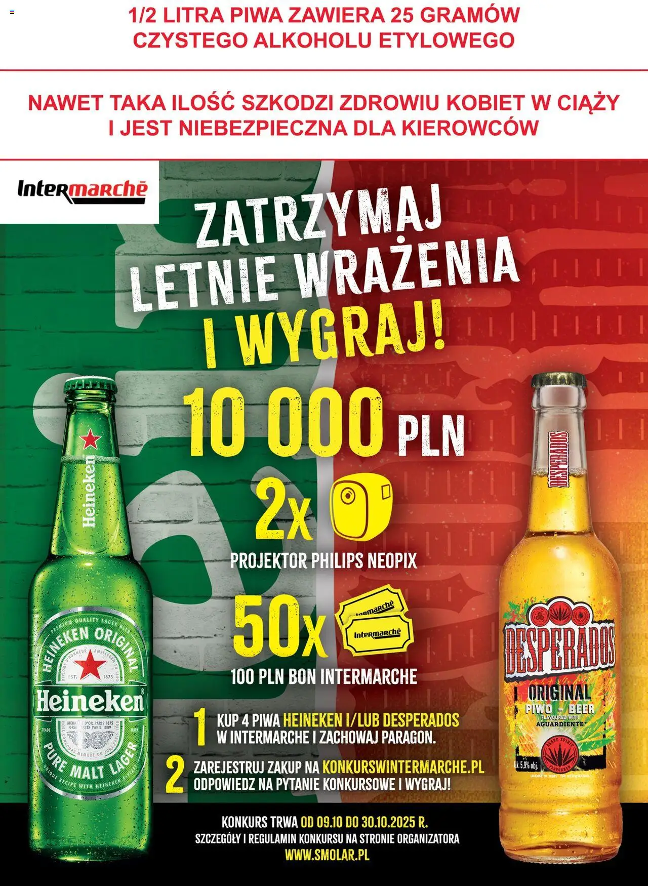 Intermarche Konkurs - Zatrzymaj letnie wrażenia od 09.10.2025 | Strona: 1 | Produkty: Piwo, Heineken