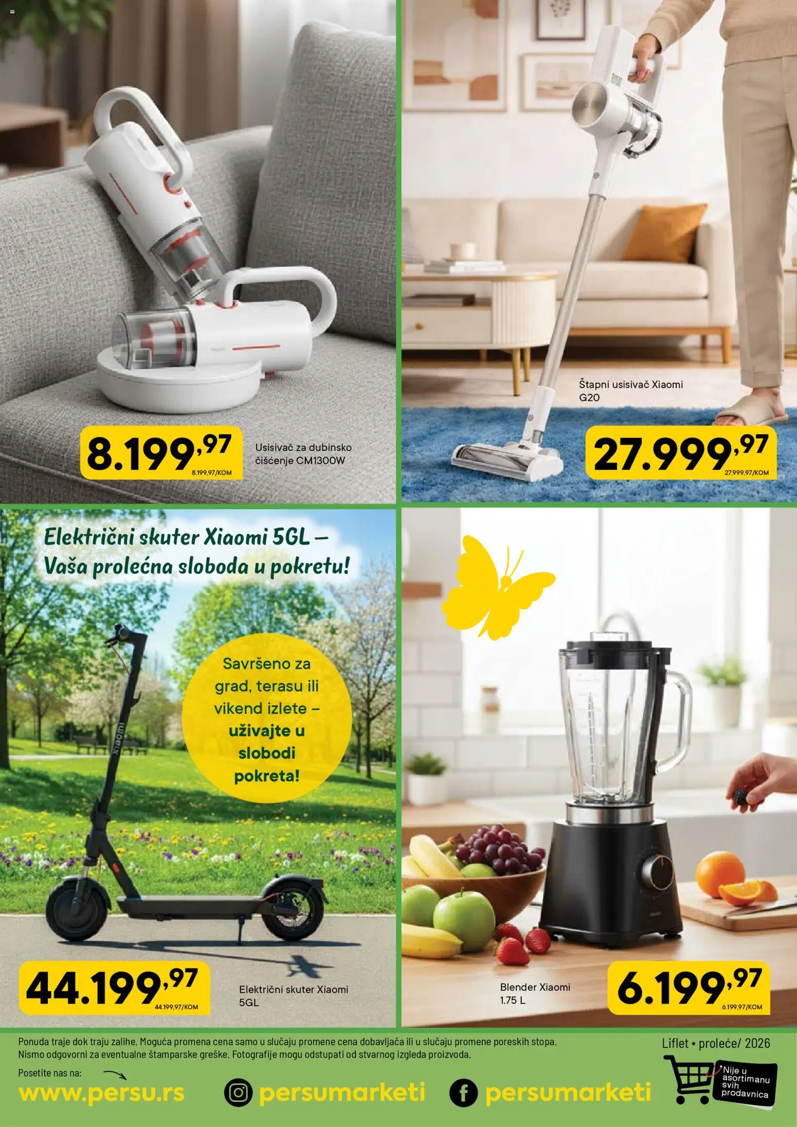 PerSu katalog - važi od 25.03.2026 | Strana: 24 | Proizvode: Usisivač, Xiaomi, Blender