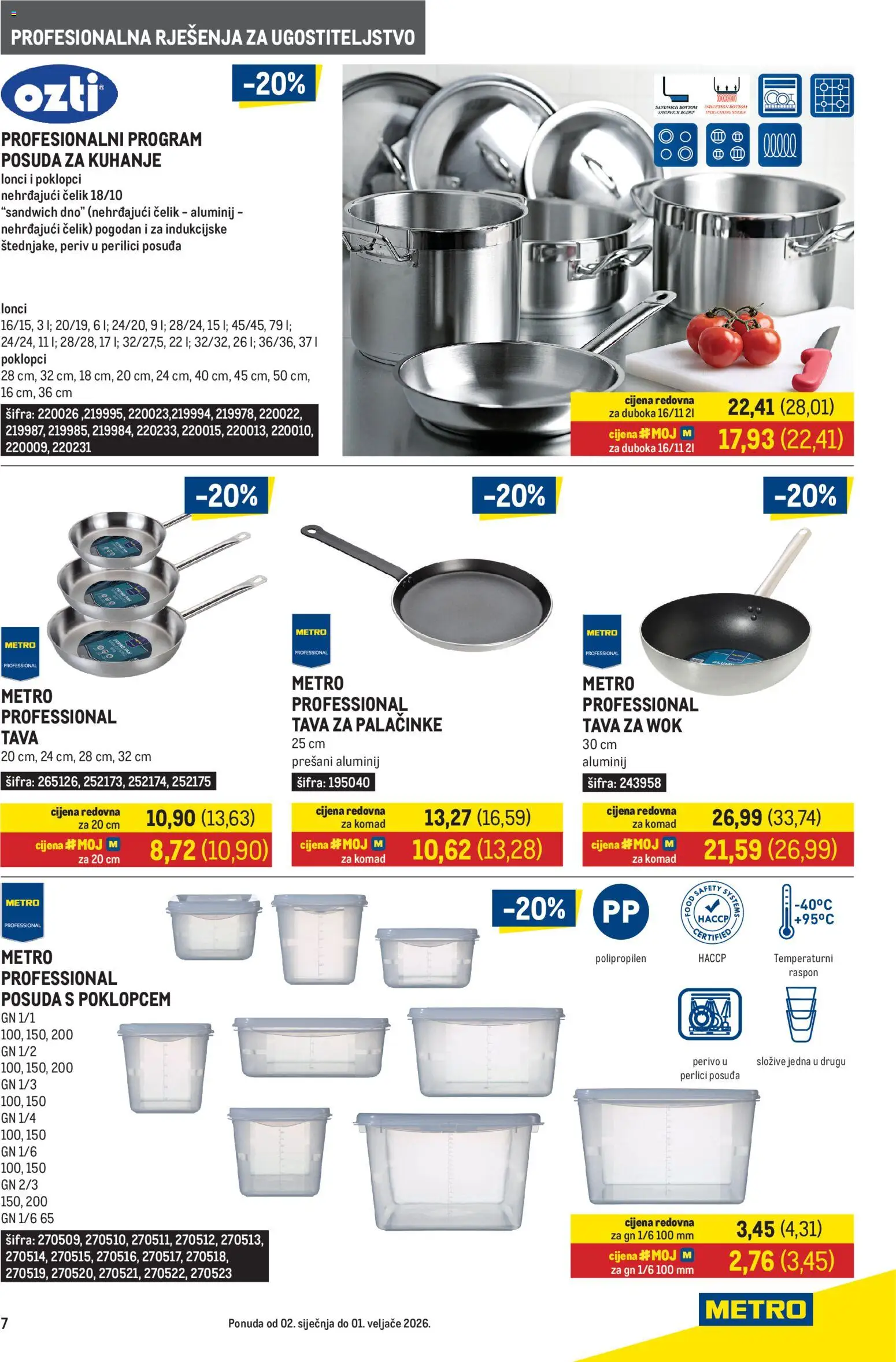 Metro katalog | vrijedi od 02.01.2026 | Stranica: 7 | Proizvodi: Pan, Tava