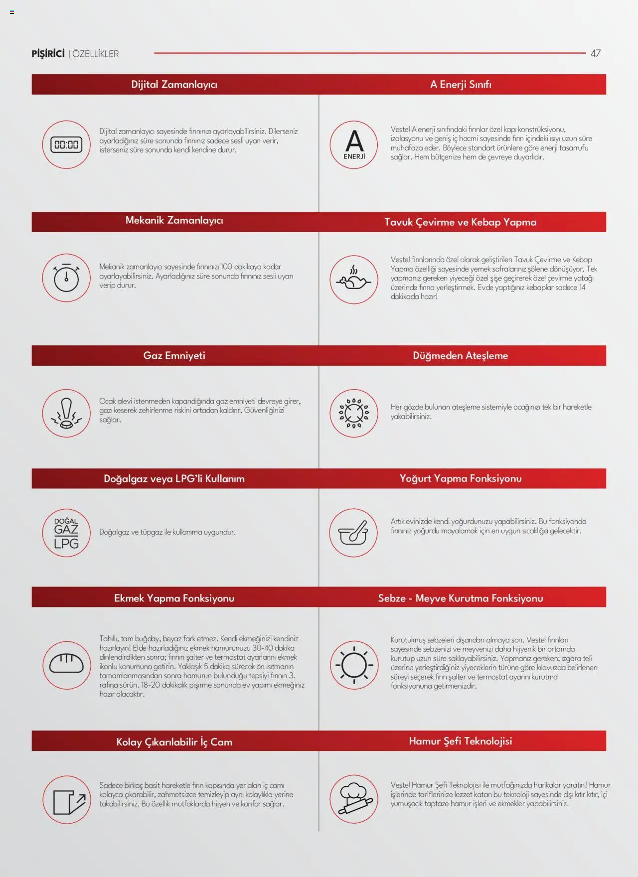 Vestel Beyaz Eşyalar Katalog - 03.06.2025 tarihinden itibaren geçerlidir | Sayfa: 59 | Ürünler: Yoğurt, Meyve, Ocak, Izgara
