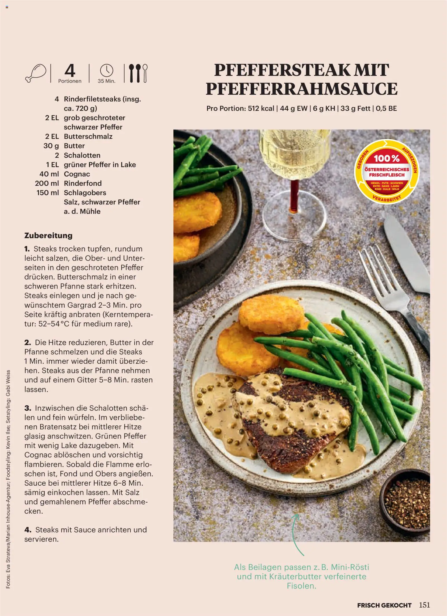 Billa Frisch Gekocht gültig ab 01.05.2026 | Seite: 151 | Produkte: Salz, Pfeffer, Mühle, Butter