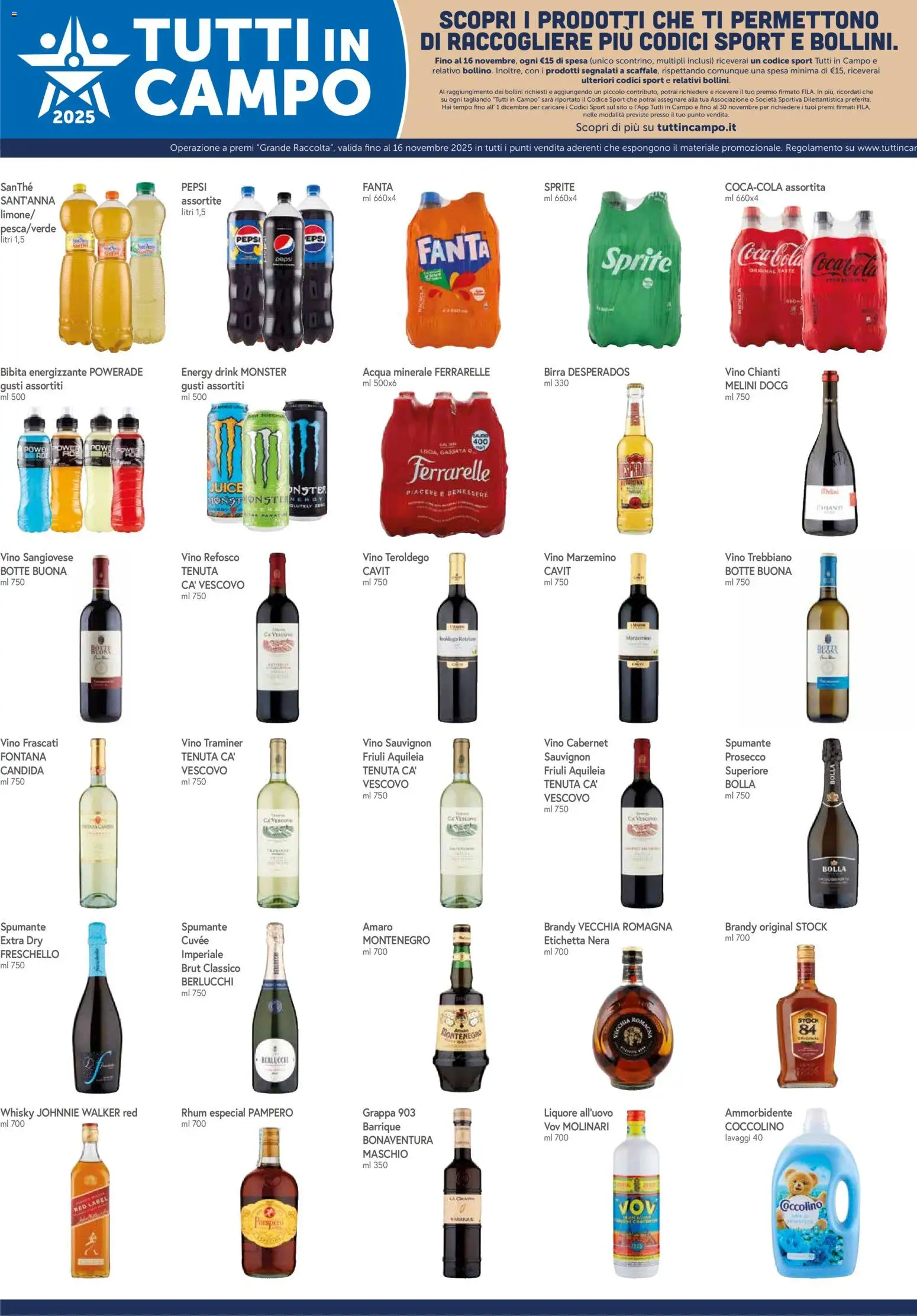 Volantino Galassia del 30.10.2025 | Pagina: 14 | Prodotti: Prosecco, Vino, Pepsi, Ferrarelle