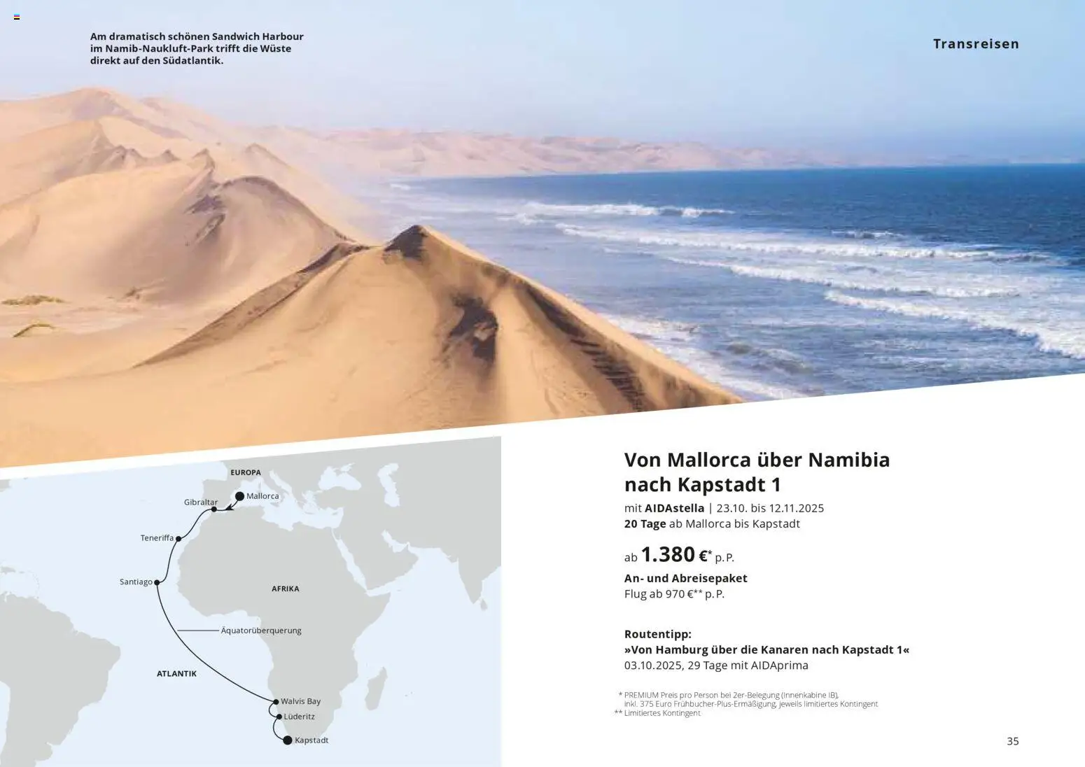 Aida Fernreisen Winter – gültig ab 01.10.2025 | Seite: 35